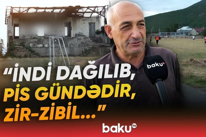 Oğuz şəhər stadionu illərdir təmir olunmayıb, istifadəyə yararsızdır