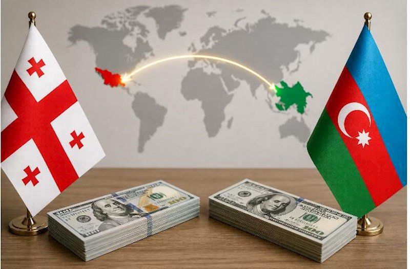 İyul 2026: Gürcüstandan xaricə ən çox vəsait Azərbaycana göndərilib