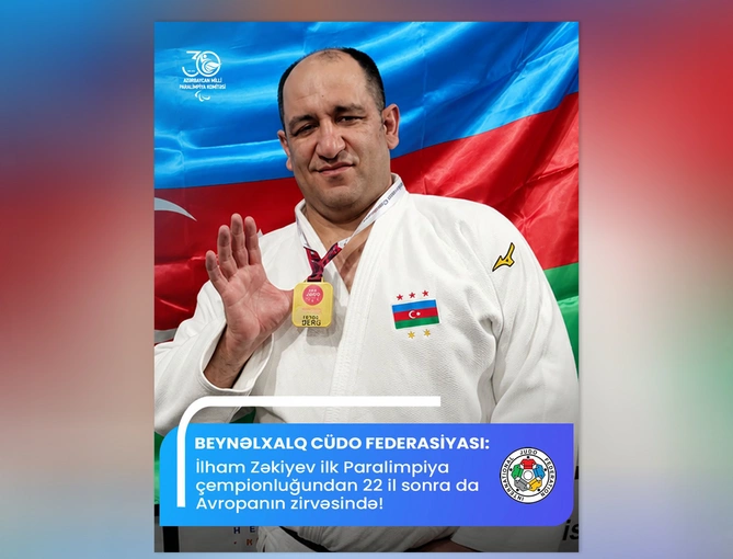 İlham Zəkiyev Heydelberqdə 10-cu dəfə Avropa çempionu oldu